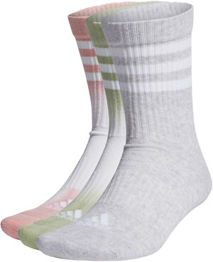 Dip-Dyed 3-Stripes Cushioned tennissokker, 3 par