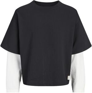 JCOECHO DOUBLE LAYERED SWEAT CN JNR