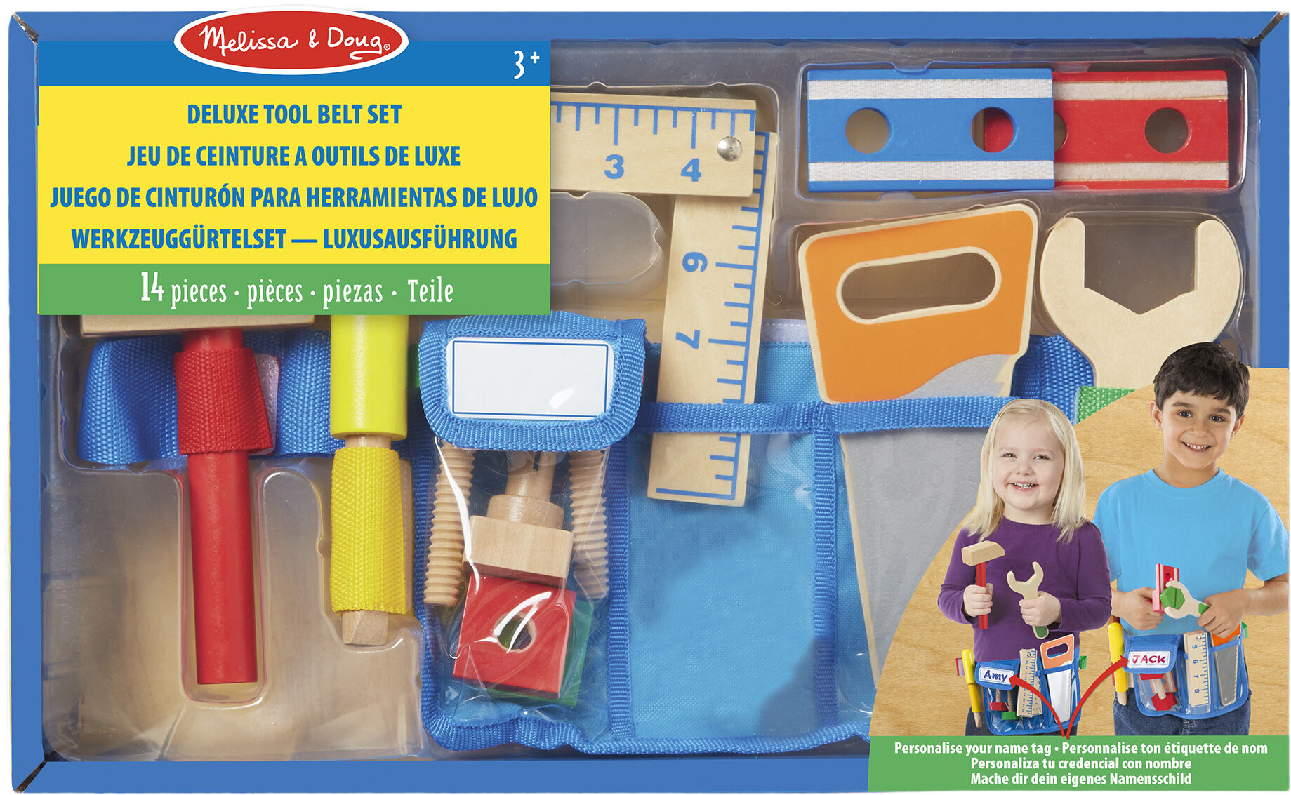 melissa & doug deluxe tool belt set