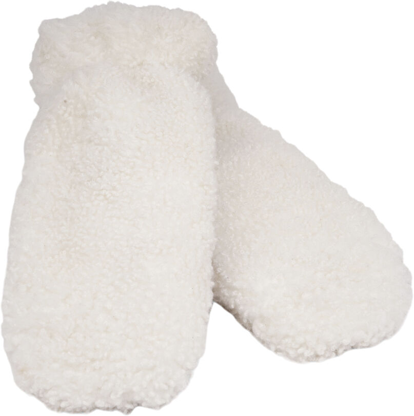 SIENA - SHEARLING/ LEATHER PALM MITTENS W/ FLEECE LINING