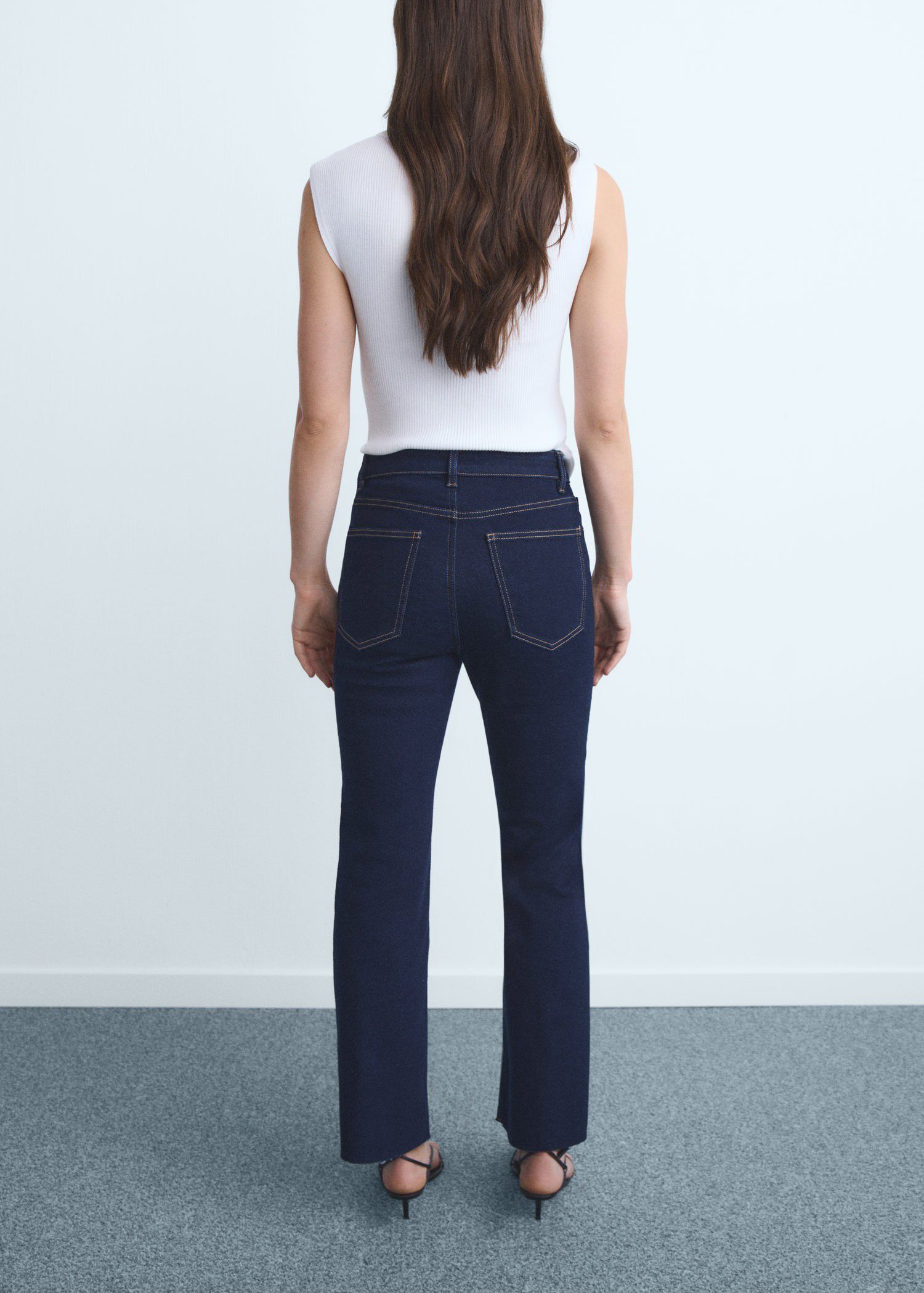 Sienna flared cropped jeans