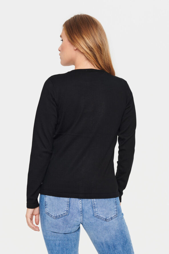 R-neck cardigan