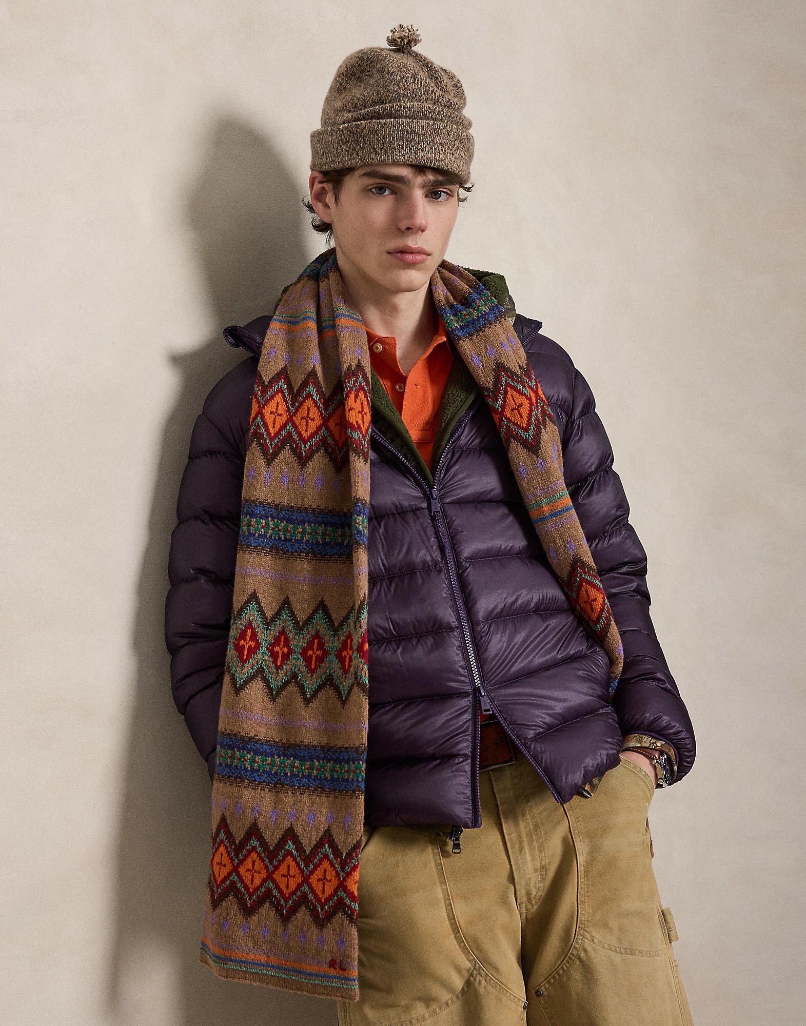 WOOL BLEND-TXT GEO SCF-SCF