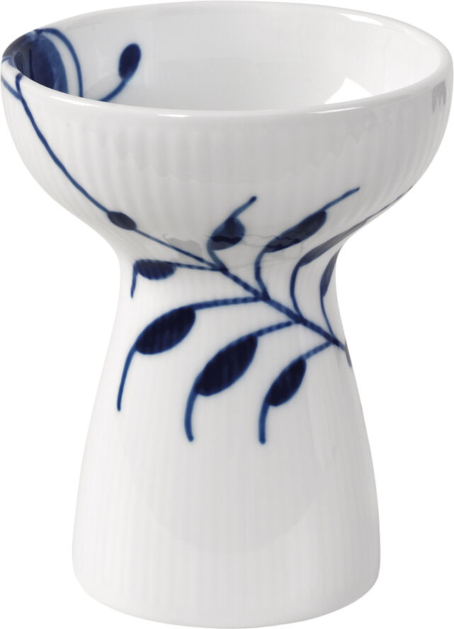 Blå Mega Riflet Vase 11 cm