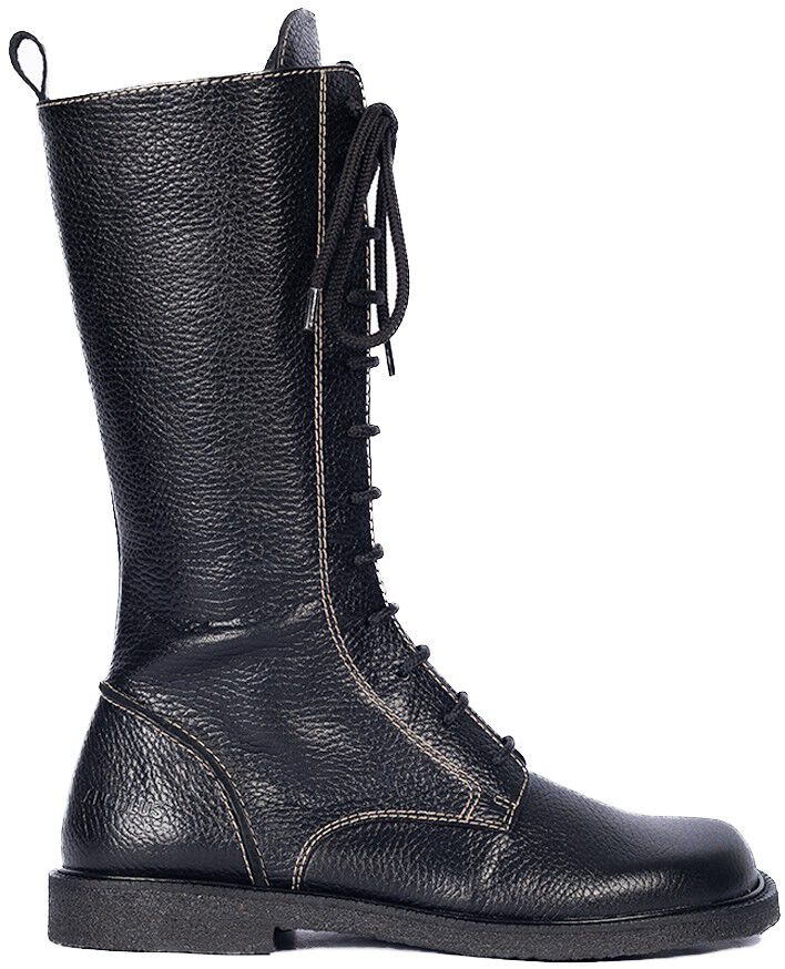 Langskaftet sn&oslash;rest&oslash;vle med kontras