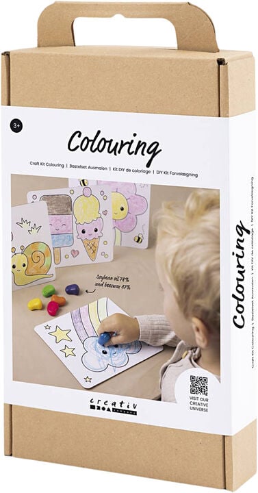 DIY Kit Farvelægning, Tegneplade