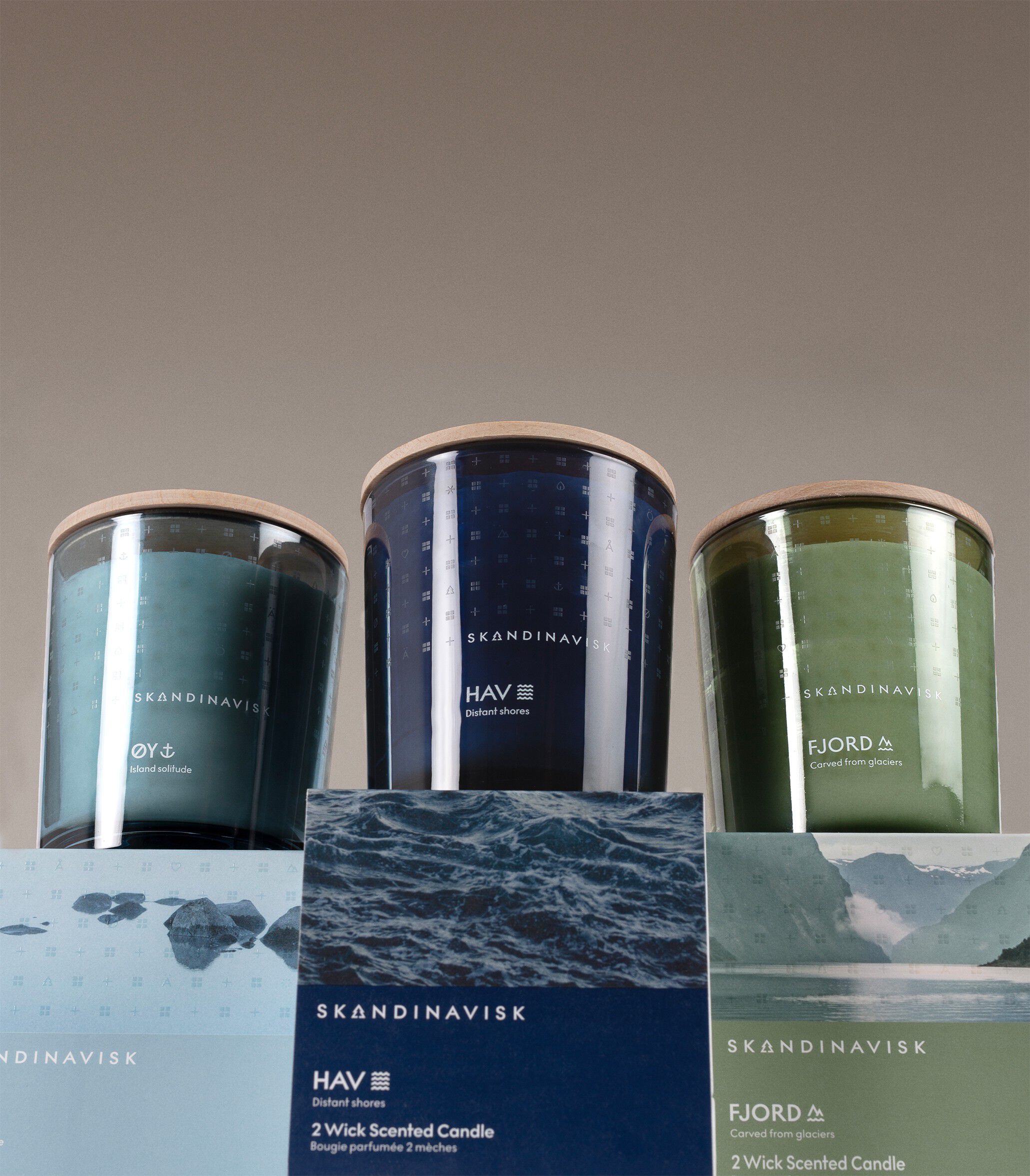 ?Y 2 wick Scented Candle 350g