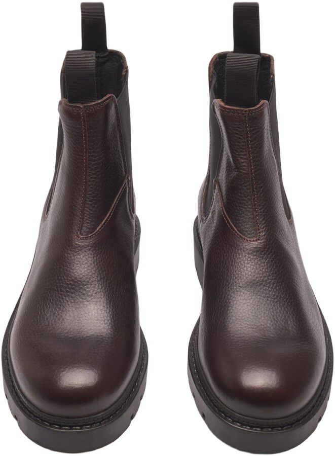 Trais Grain Leather Chelsea Boot