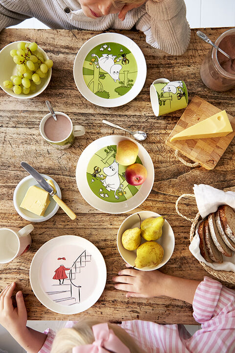 MUMI 19CM TALLERKEN MUMITROLD GRÆSGRØN