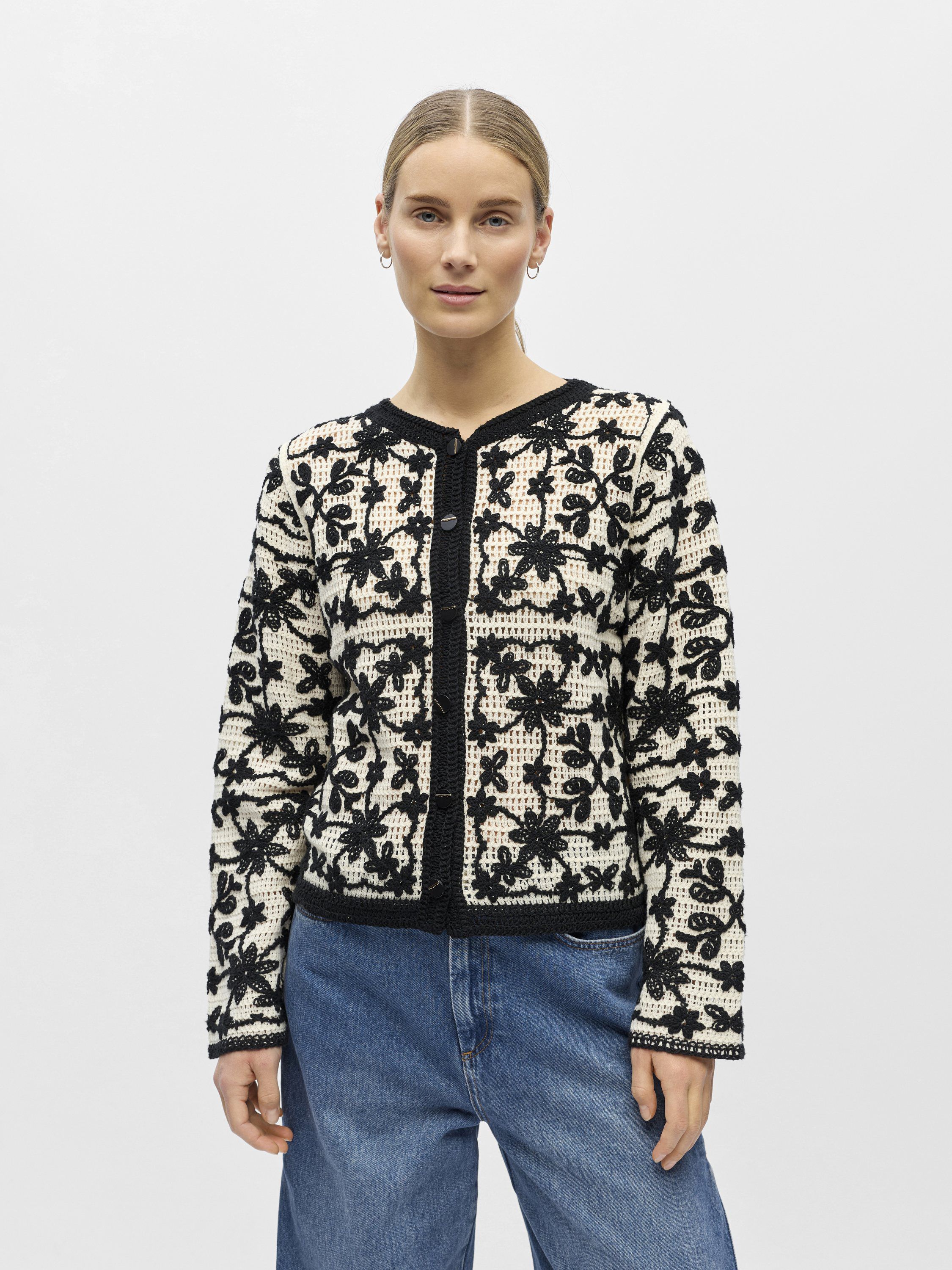 OBJCARI L/S RE CARDIGAN 143