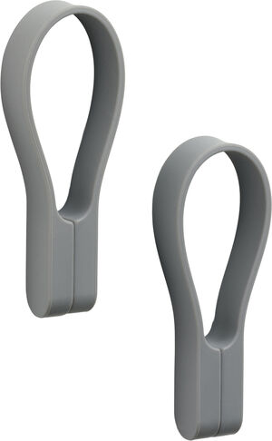 Håndklædestrop Loop magnet 2 stk. Grey