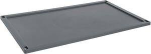HAY Colour Crate Lid Plastic-X-Large-Charcoal