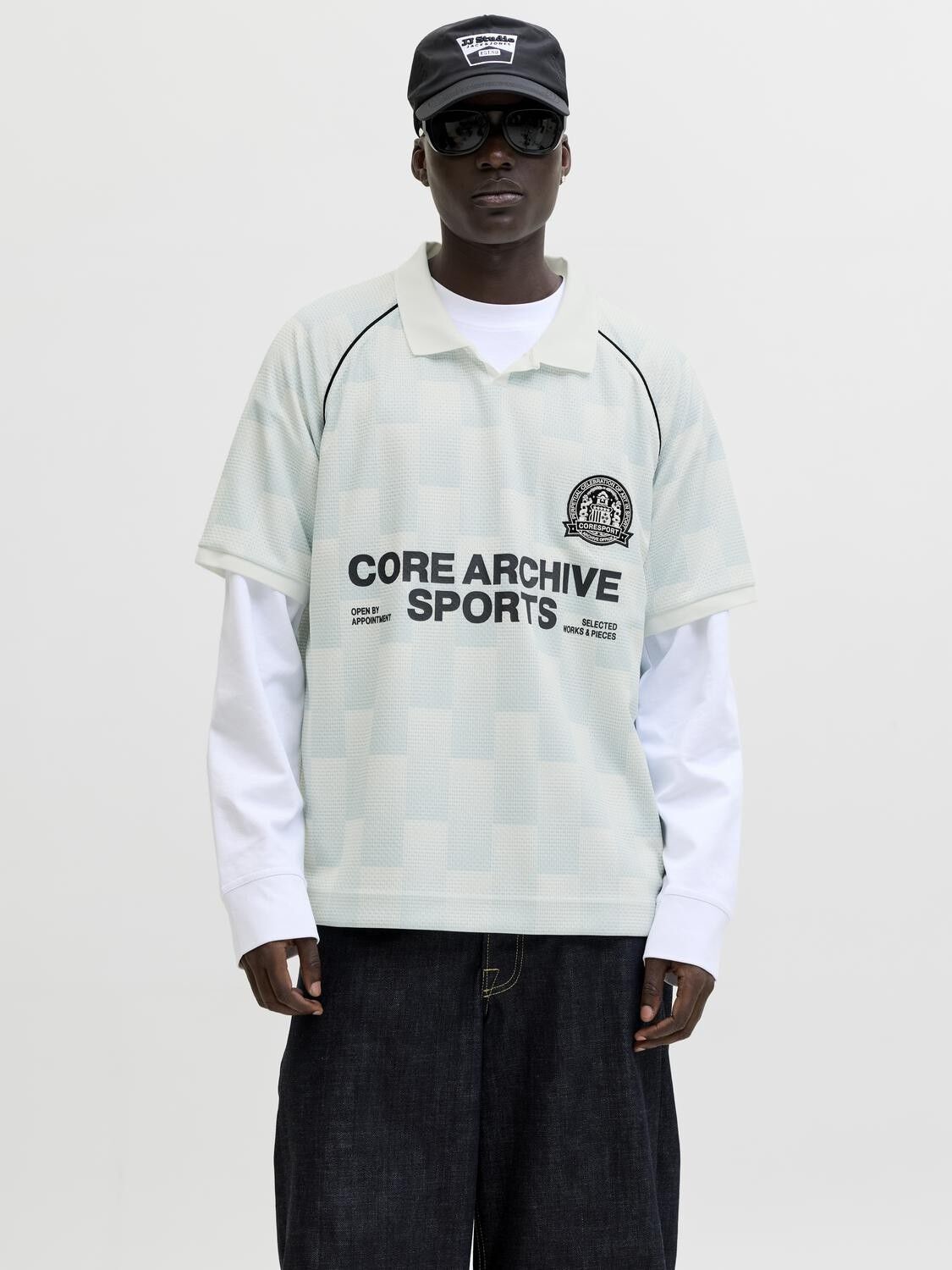JCOBREEZE FOOTBALL AOP MESH TEE SS