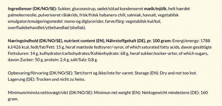 Chili, 160 gr.