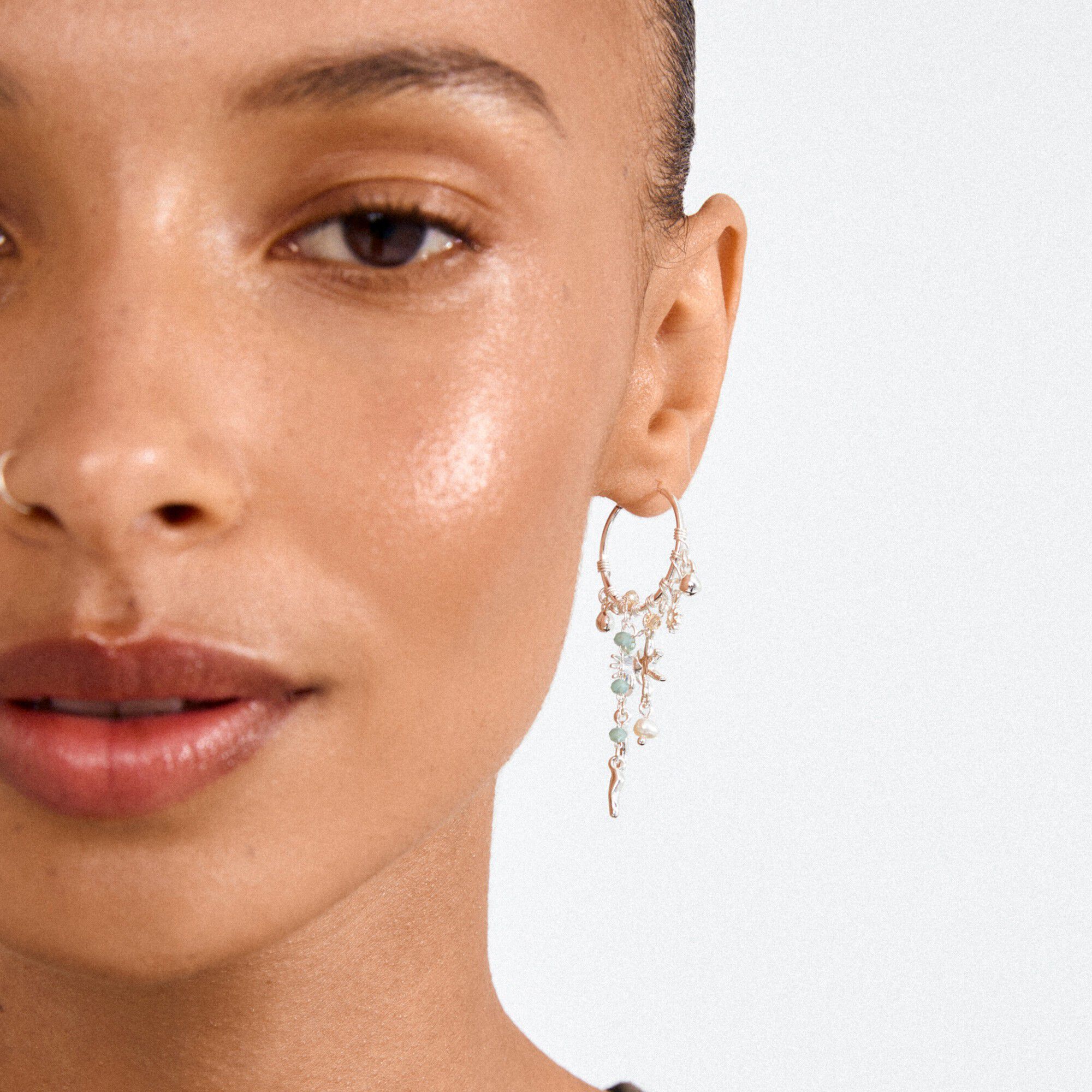 PRISM hoop earrings silver-plated