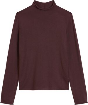 Pullover, longsleeve, stand-up coll