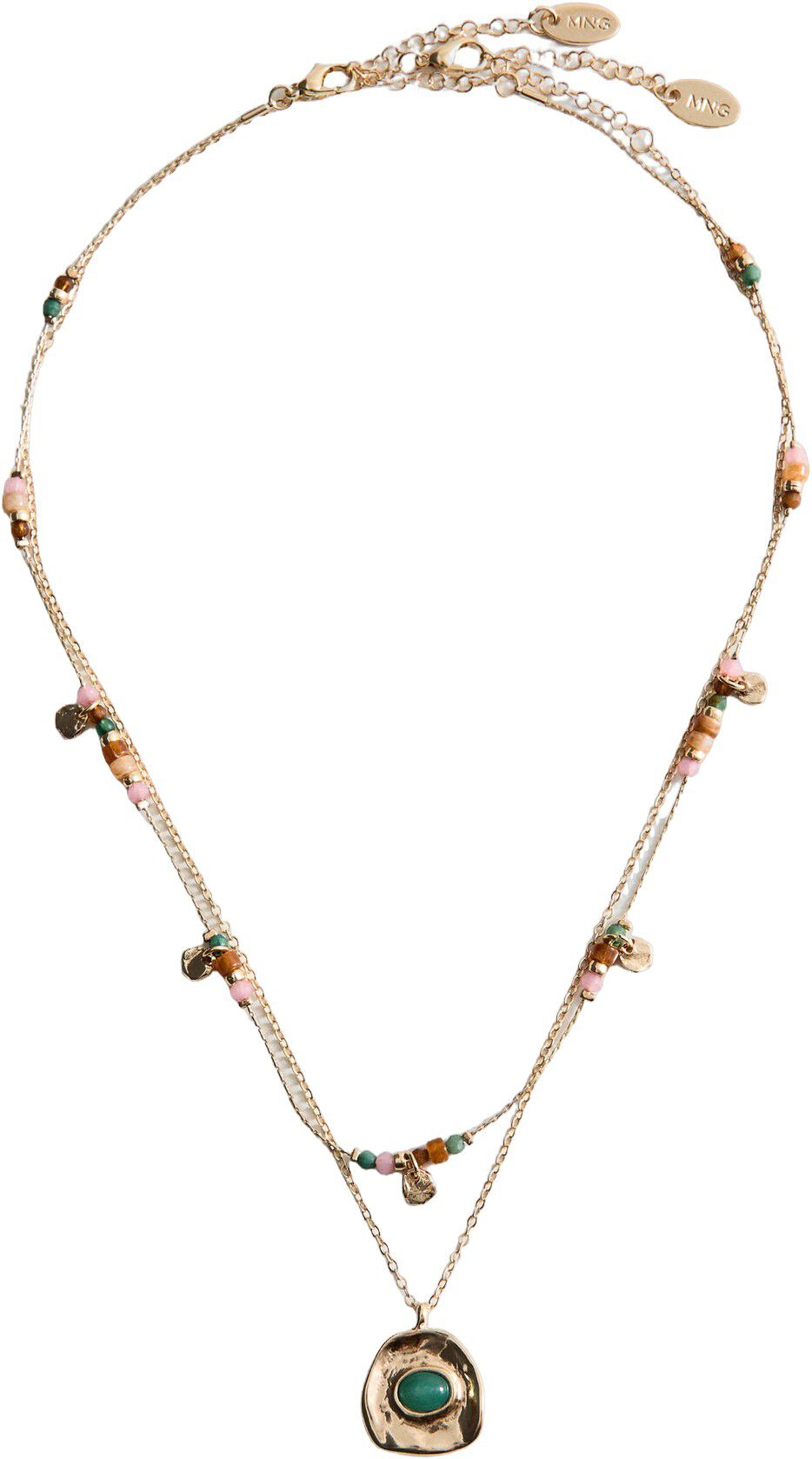 Mixed double necklace