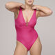 Emly badedragt uden bøjle med dyb udskæring