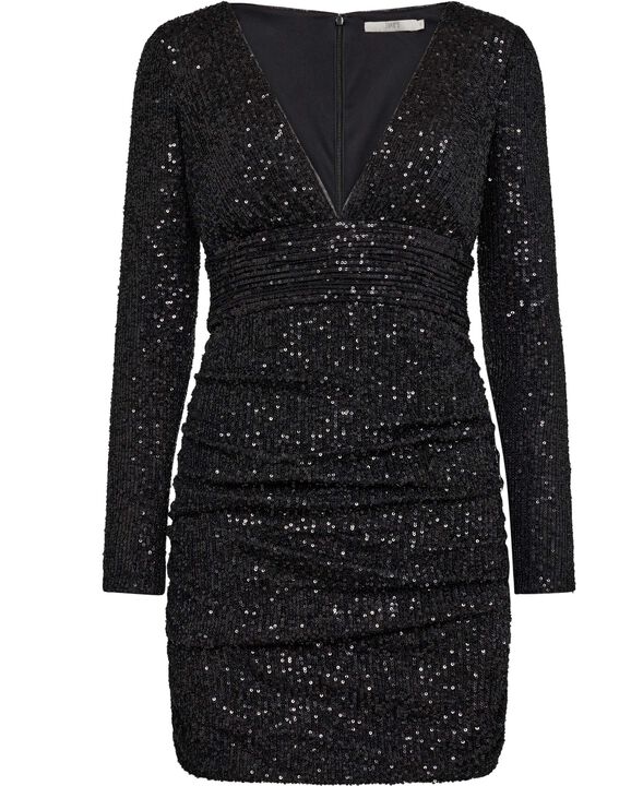 Kort kjole med pailletter