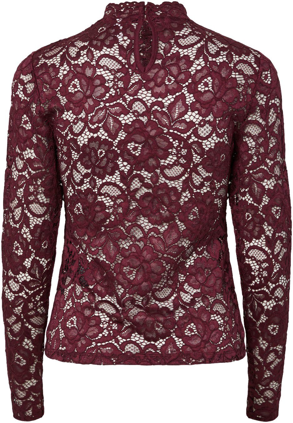 YASLACEY LS LACE TOP S. NOOS