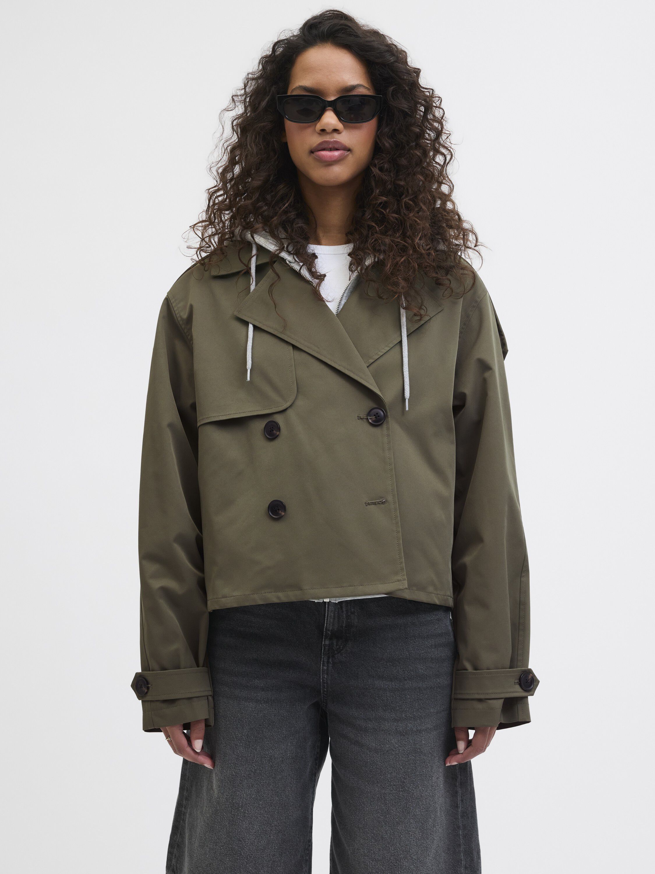 JXCARLIE SHORT TRENCHCOAT OTW SN