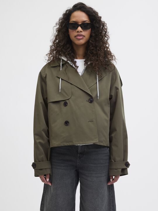 JXCARLIE SHORT TRENCHCOAT OTW SN