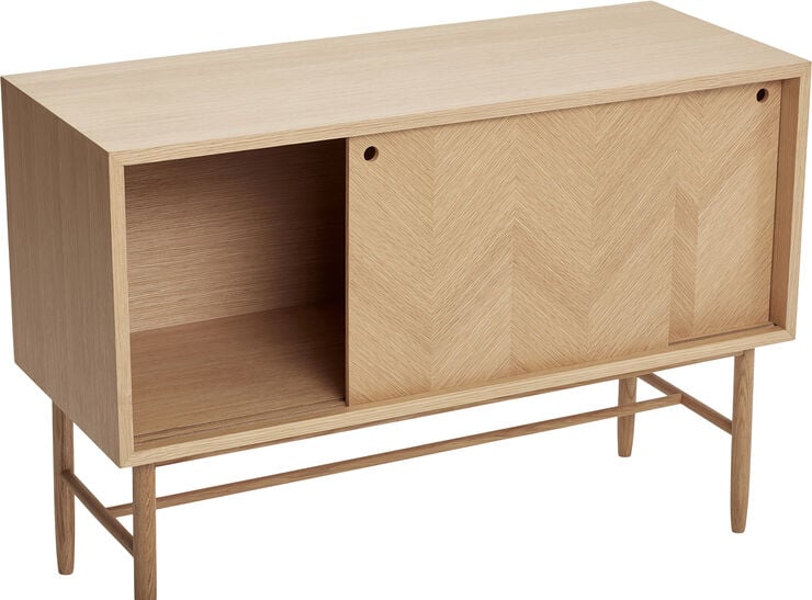 Herringbone Dresser Sliding Doors Natural