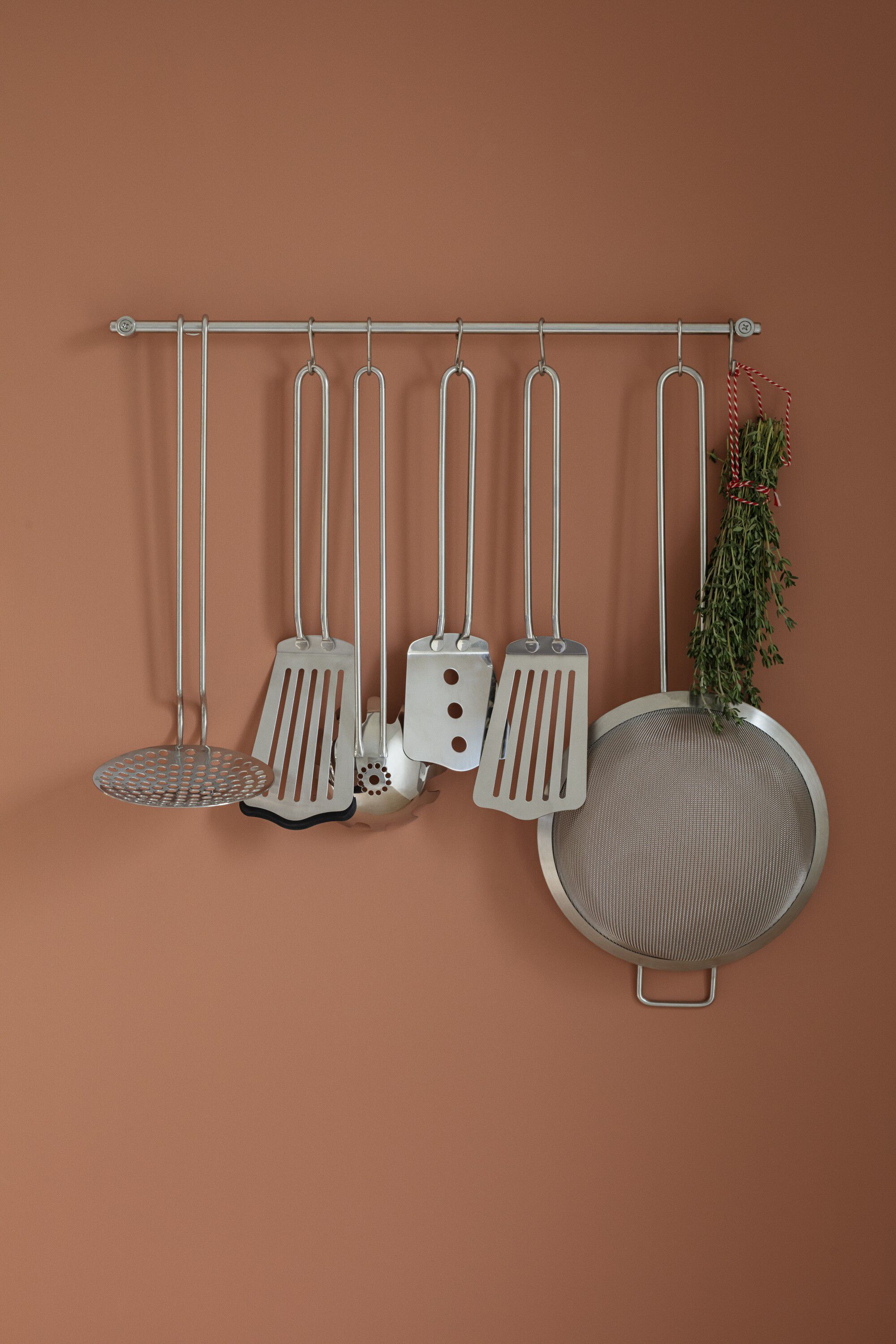 Spatel lang med silikone 28 cm