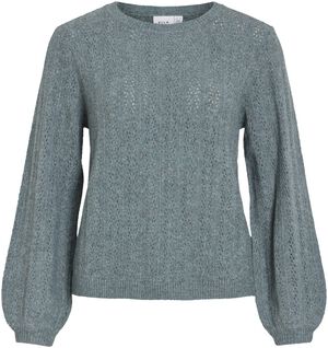 VILIGA POINTELLE L/S O-NECK TOP -NO
