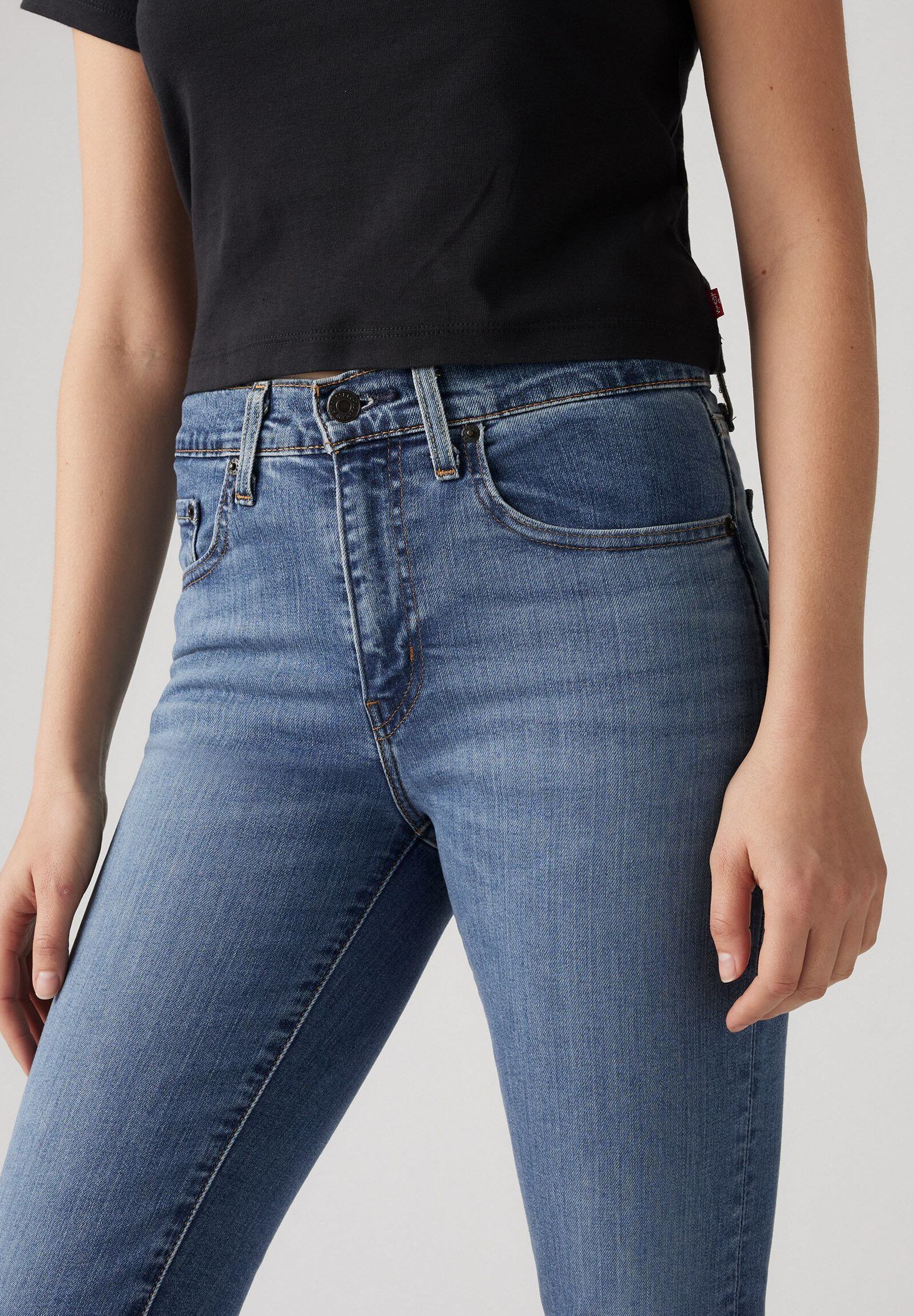 724 High Rise Straight Jeans