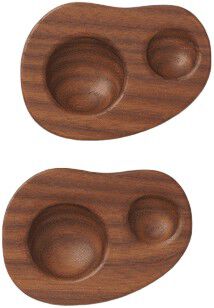 Cairn Egg Holder - Set of 2 - Dark Brown