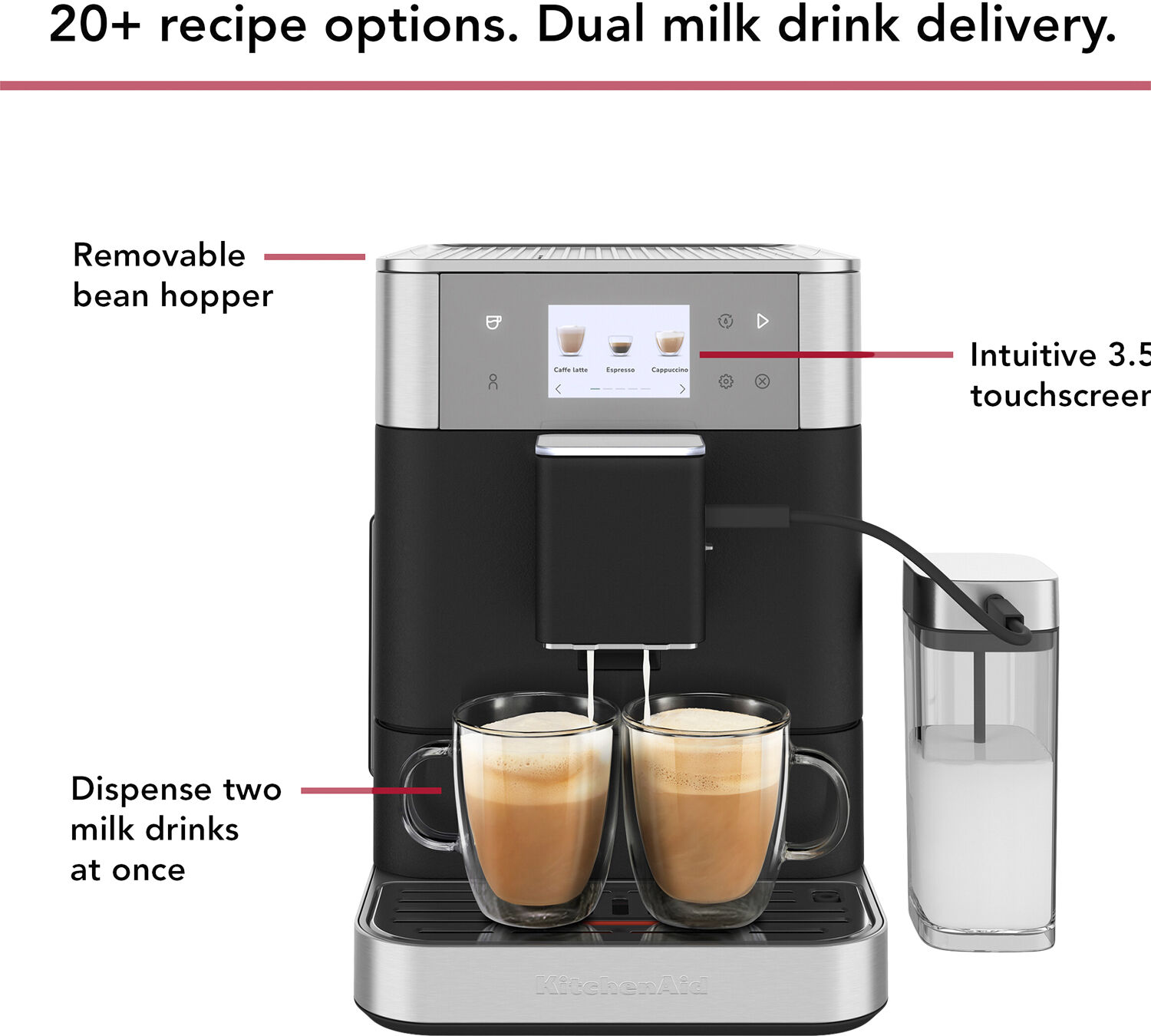 KITCHENAID fuldautomatisk espressomaskin-5KES8557EBK