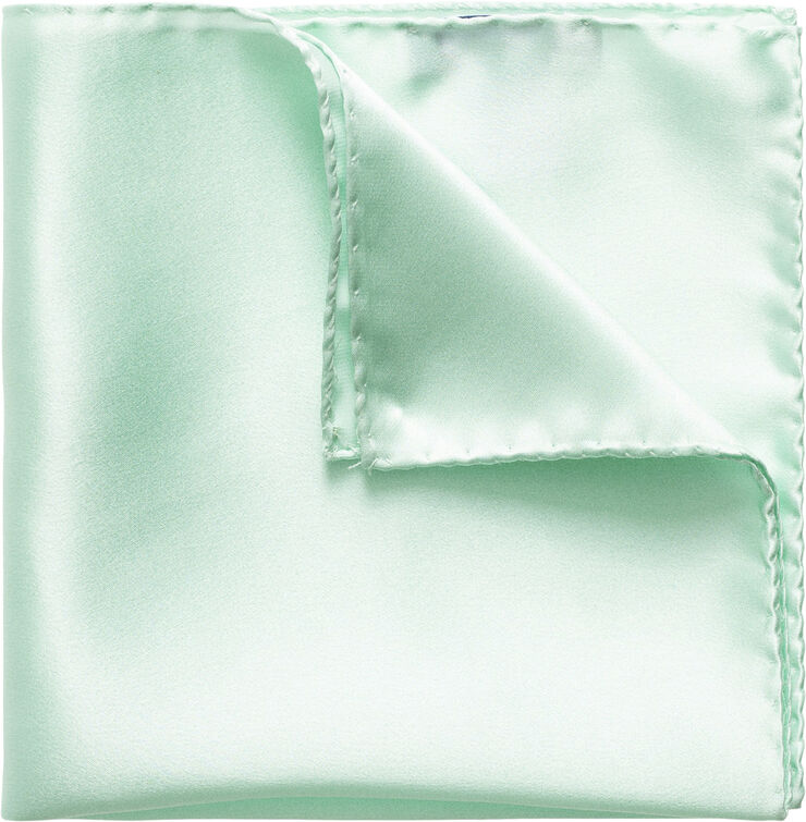 Green Silk Pocket Square