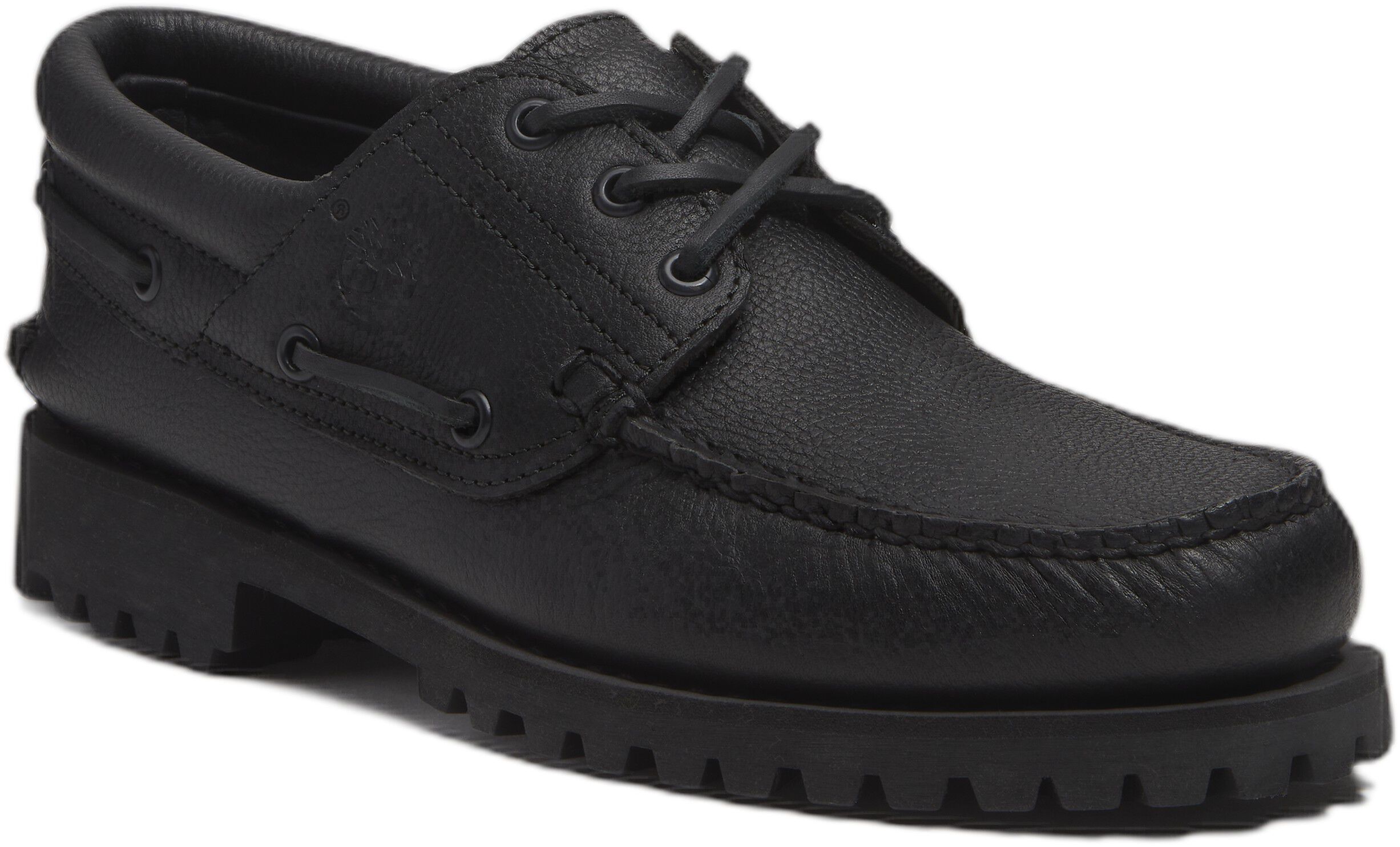 AUTH BOAT SHOE BLACK, Wide