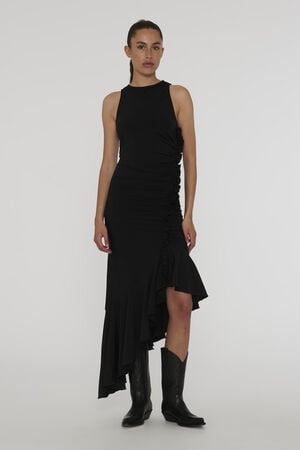 Slinky Asymmetric Dress