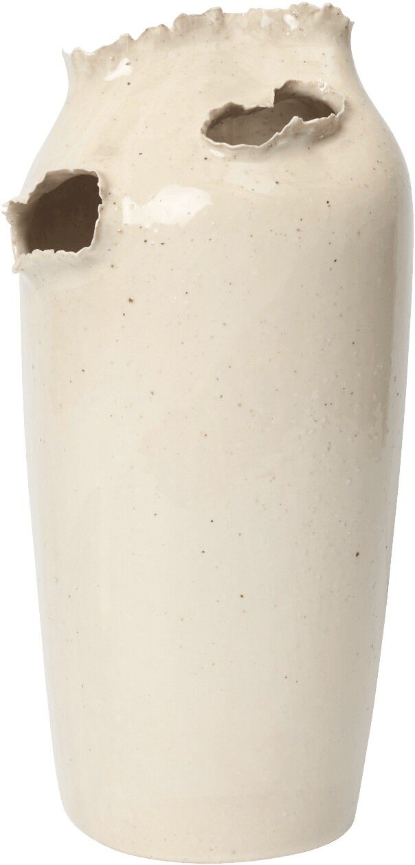 Tereo Tall Vase - H27 - Off-white S
