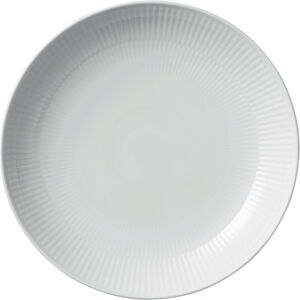 HVID RIFLET MODERNE TALLERKEN 25 CM