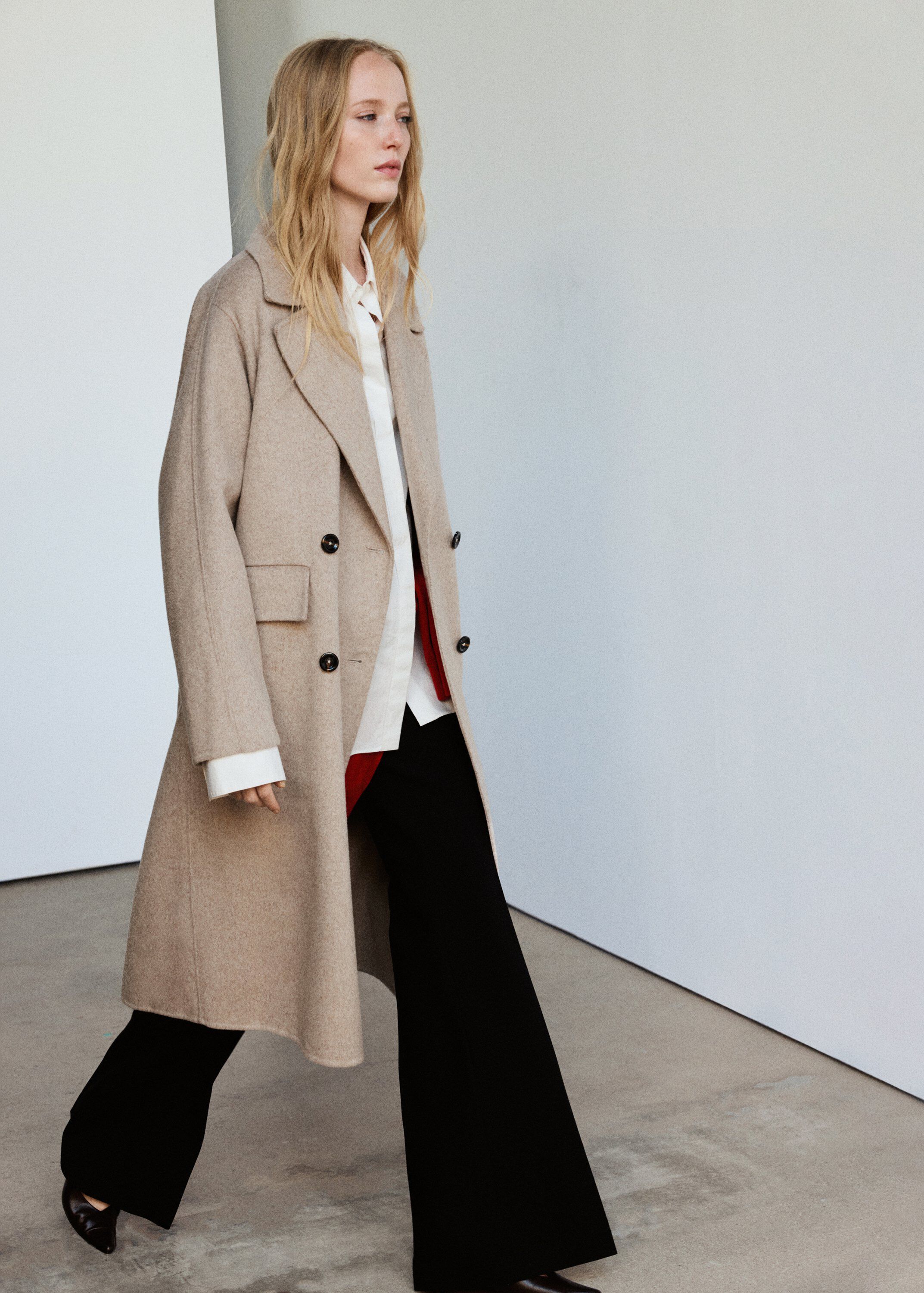 Handmade wool coat