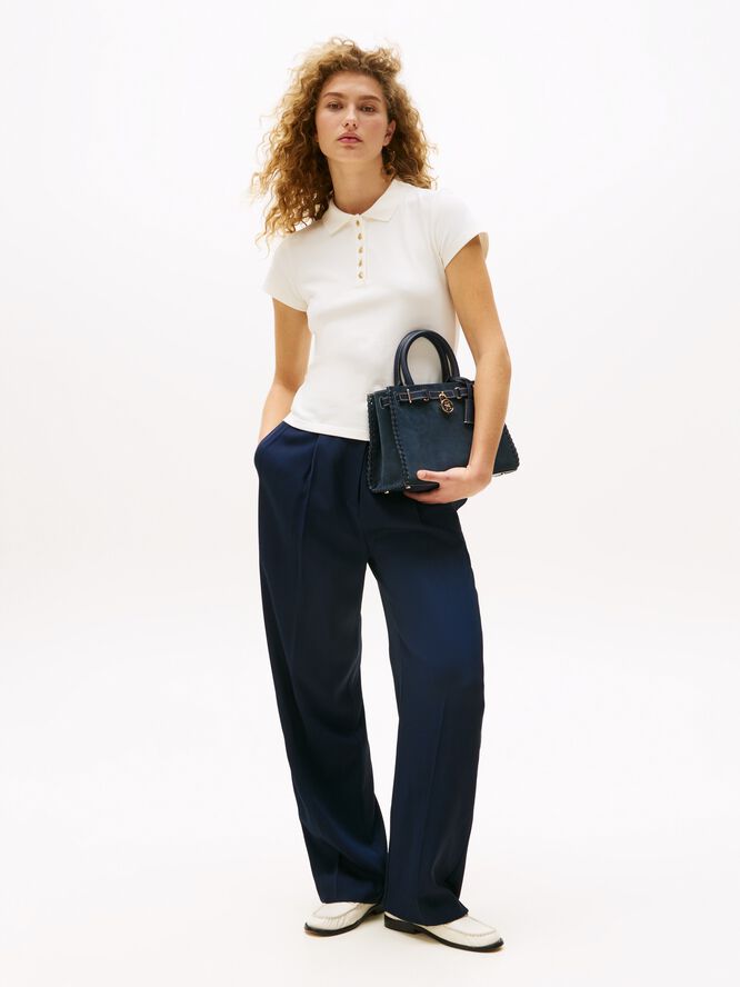 GOLD BUTTON SLIM SS POLO