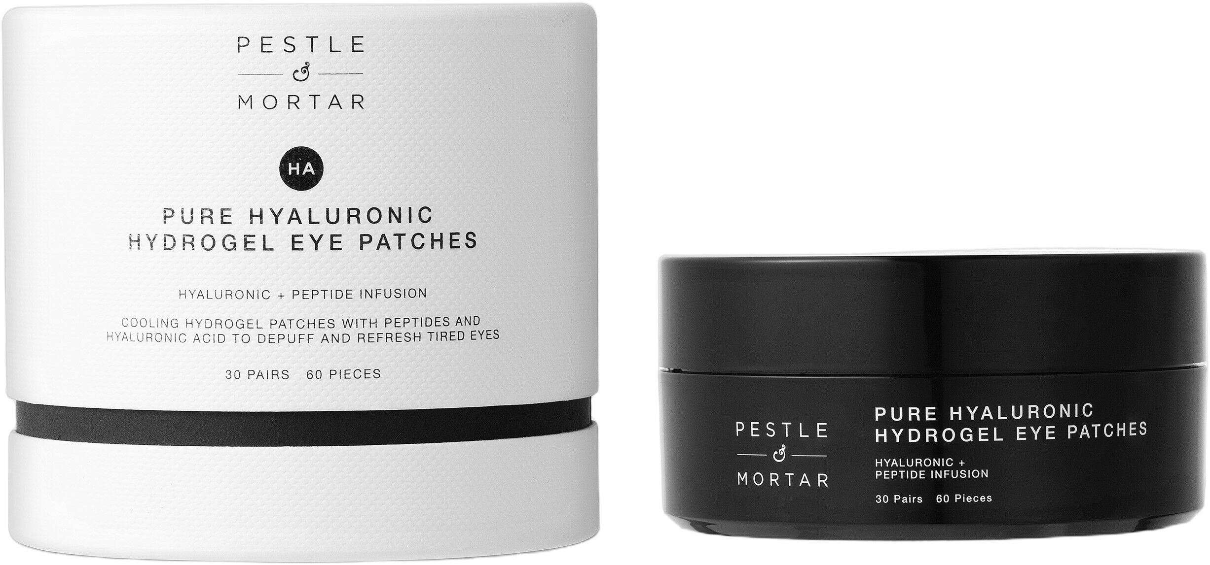 Pure Hyaluronic Hydrogel Eye Patches