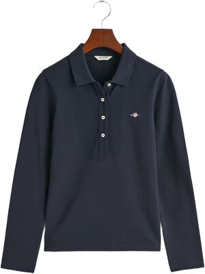SLIM SHIELD LS PIQUE POLO