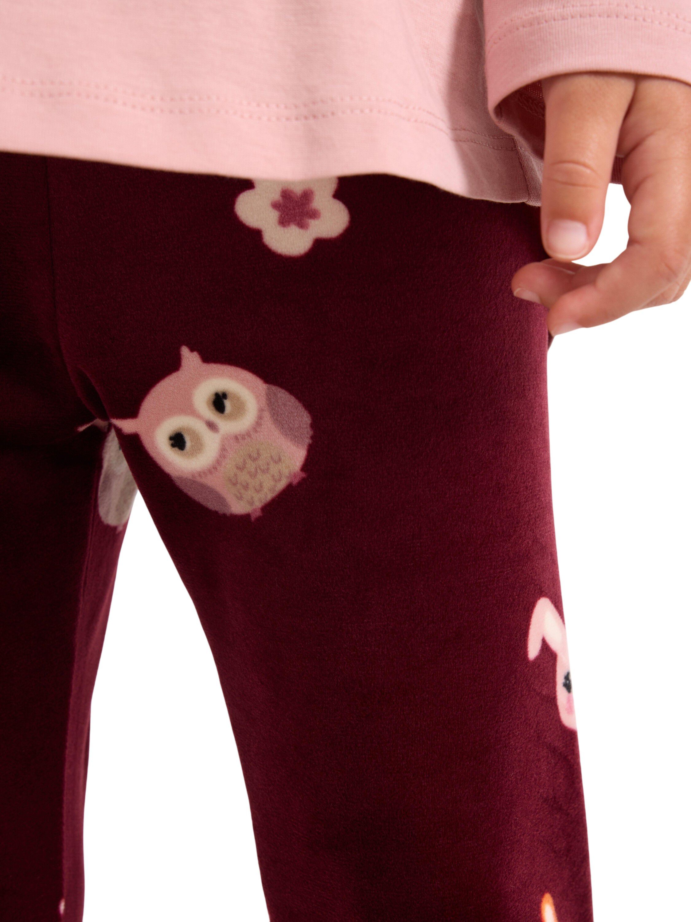 Bl&oslash;de velourleggings med justerbar