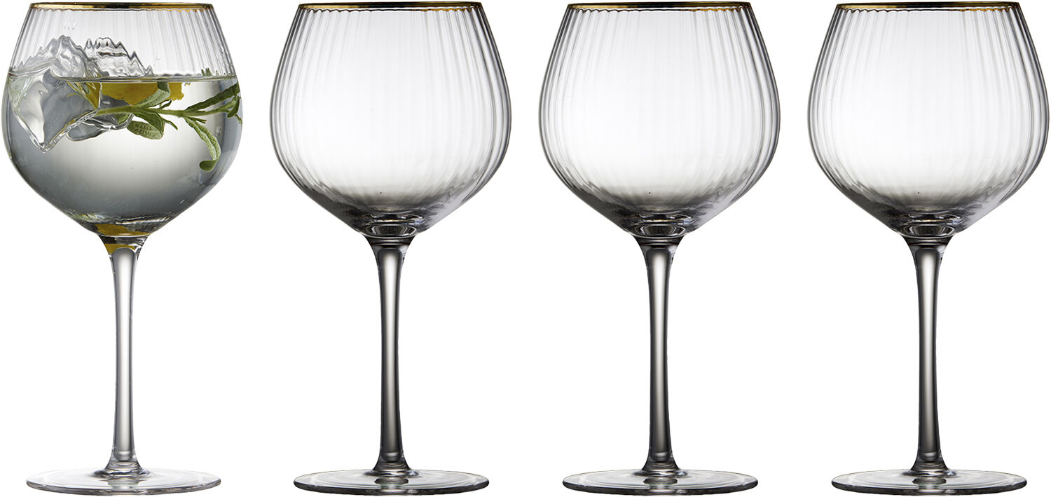 Gin & tonic glas Palermo Gold 65cl 4stk