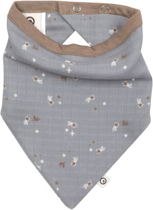 Stars muslin bib