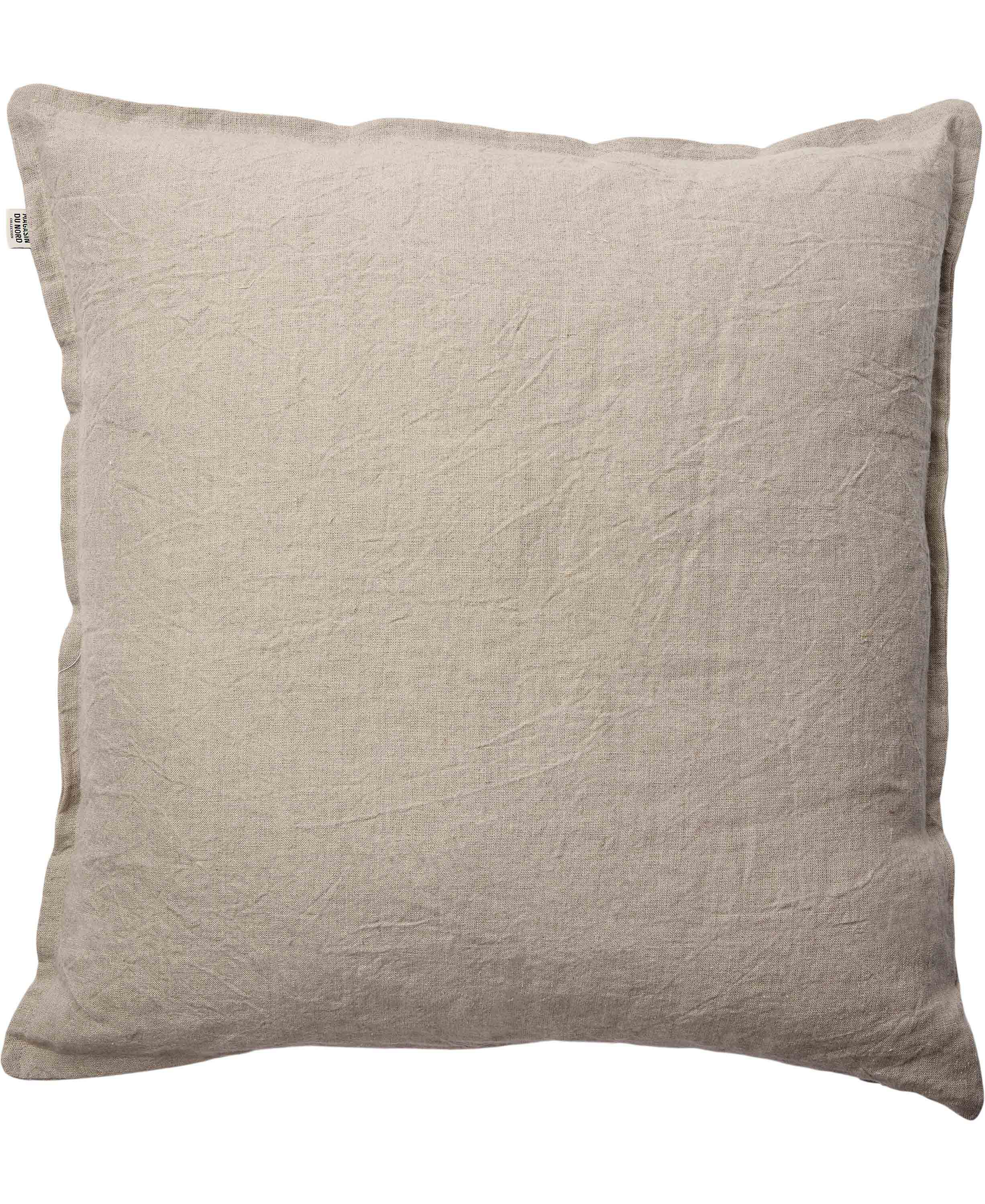 H&oslash;r vasket pude 60x60 Natural