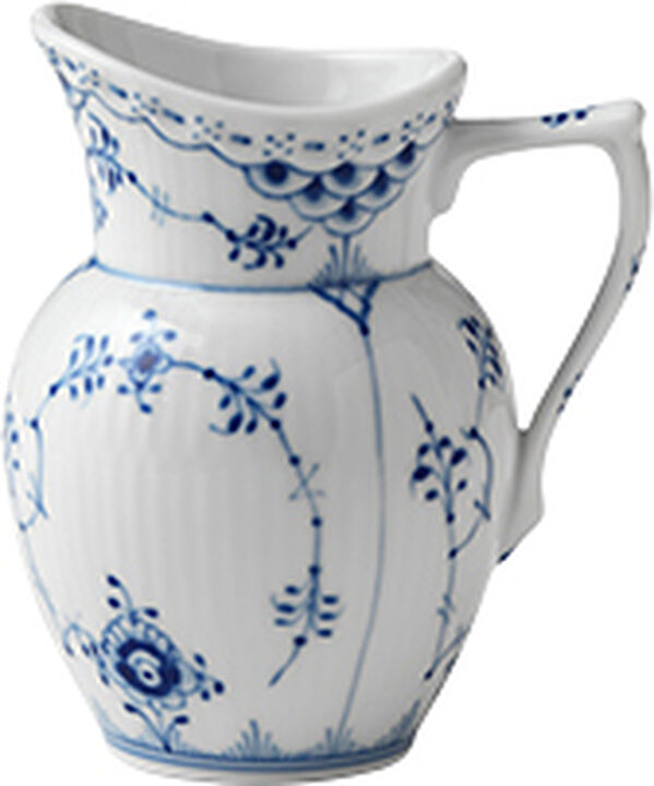 Musselmalet Halvblonde 17 cl. Flødekande