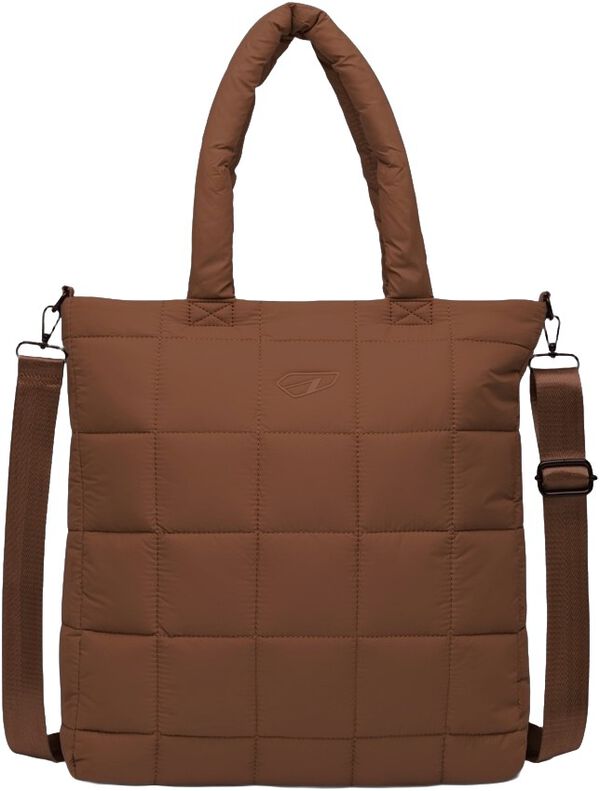 Arkk Padded Logo Shopper Chocolate