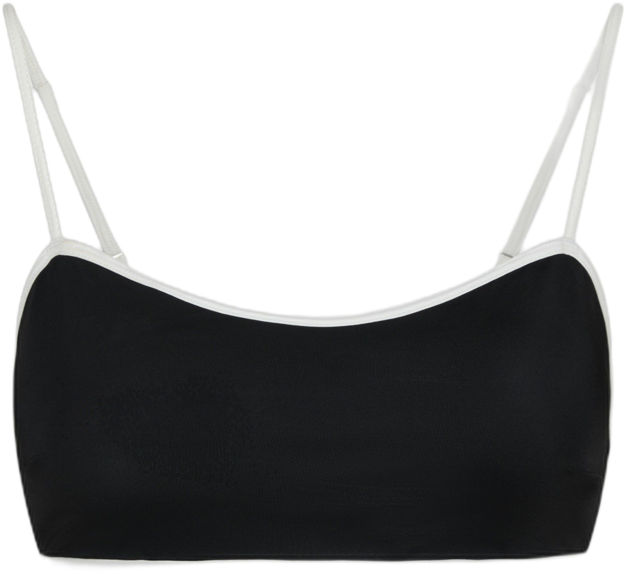 Fia Solid Contrast Bikini Top