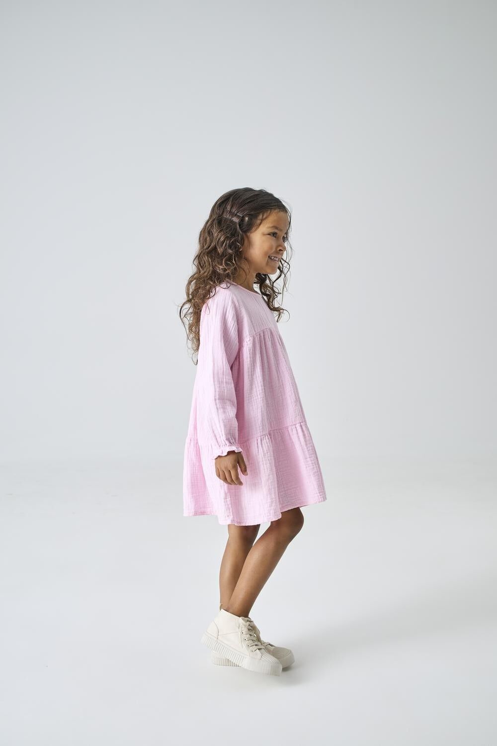 KMGTHYRA LIFE LS A-SH DRESS AOP WVN