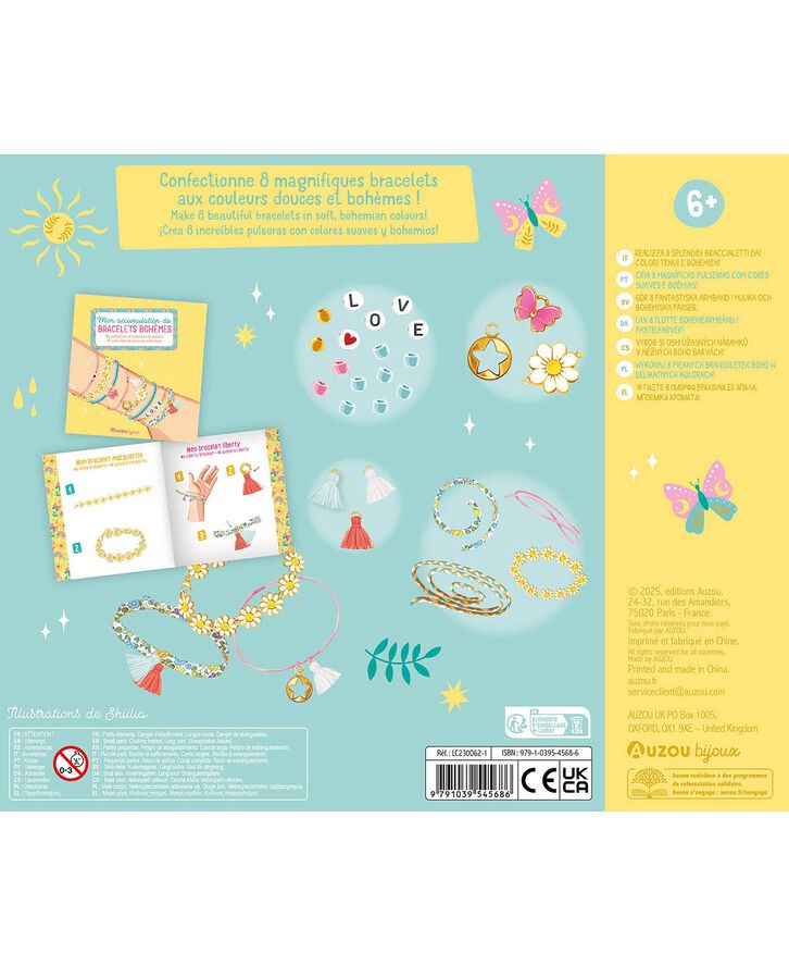 Auzou - Jewellery Factory - Boheme armbånd - Stort sæt
